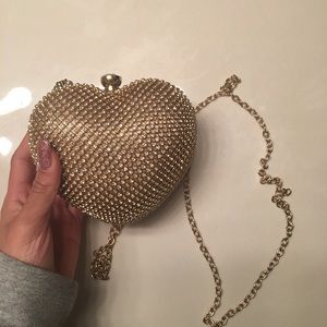 Dressy heart purse